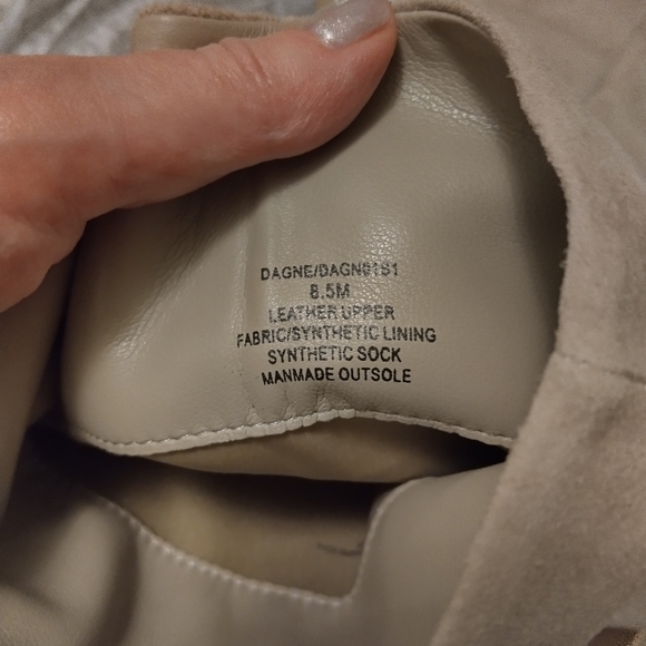 New! Steve Madden Dagne Boot Taupe Suede/Leather Woman's Knee High Boots Size8.5 - Picture 6 of 7